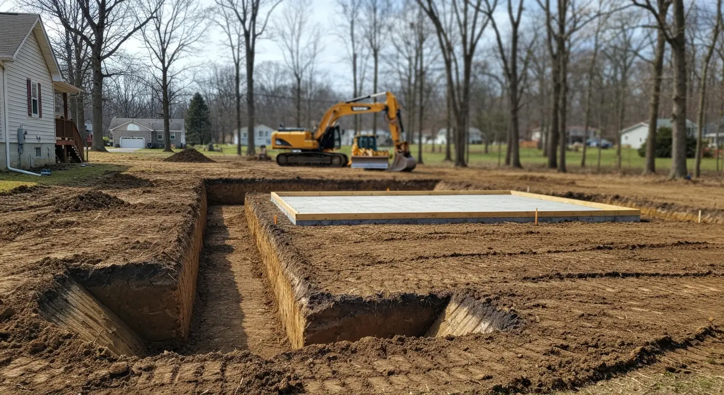 Residential excavation work