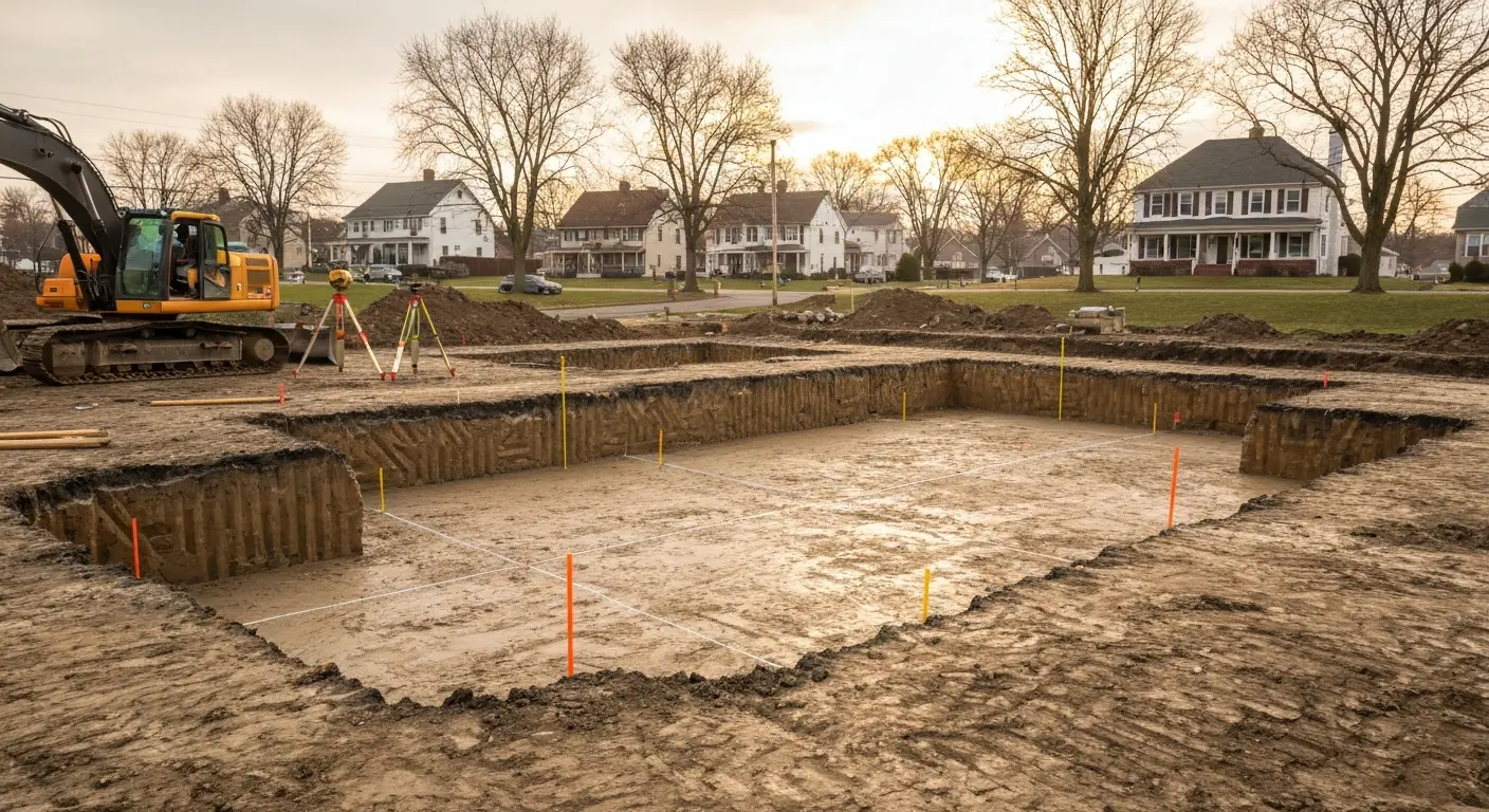 Residential excavation project