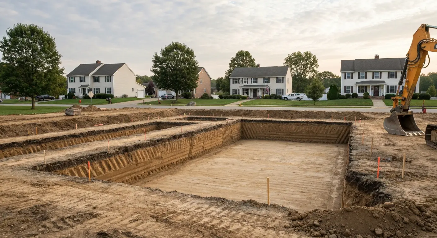 Residential excavation in Dillsburg