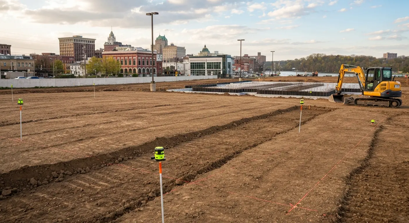 Commercial grading and site prep