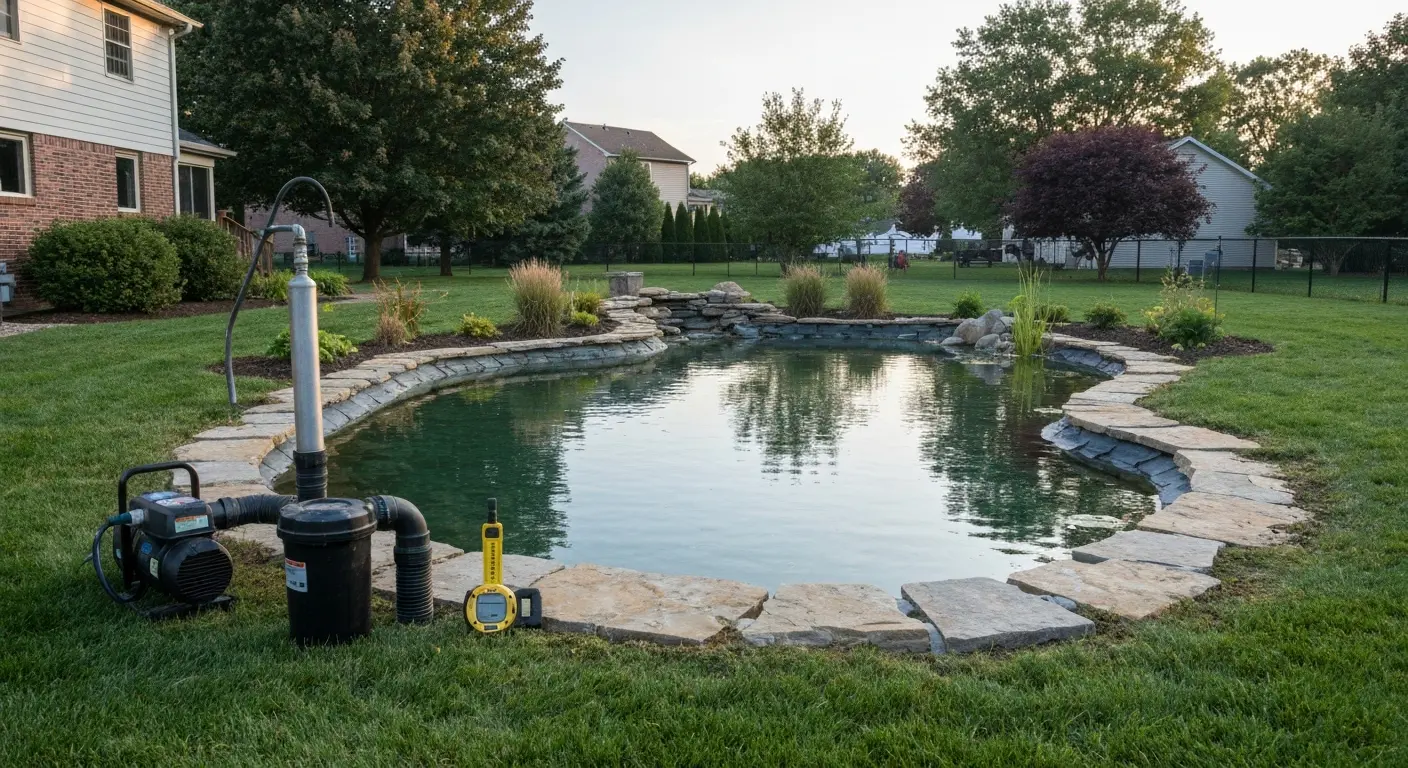 Pond installation