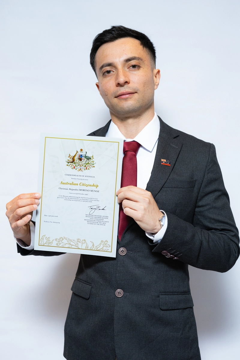 New citizen celebration portrait session in Sydney 3