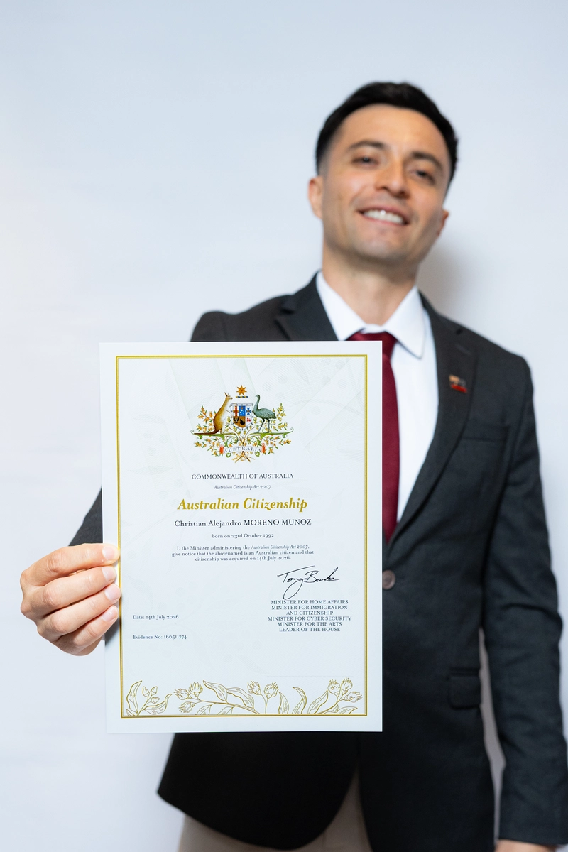 New citizen celebration portrait session in Sydney 4