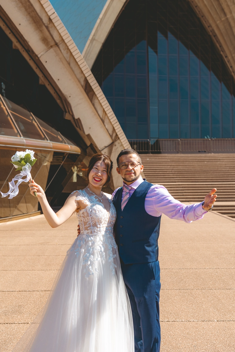 Wedding photography of Helfo and Misaki in Sydney 5