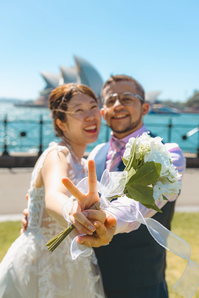 Wedding photography of Helfo and Misaki in Sydney 8