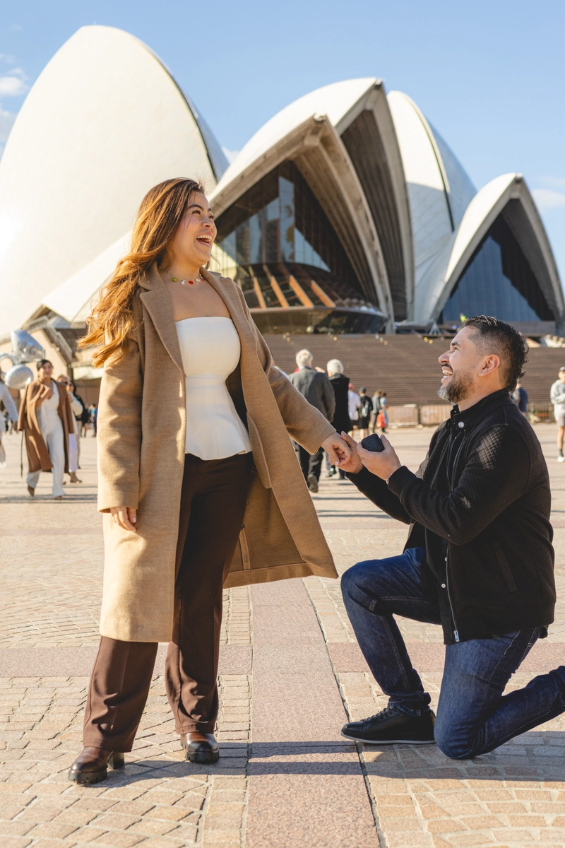 Marriage proposal at the Sydney Opera House 3