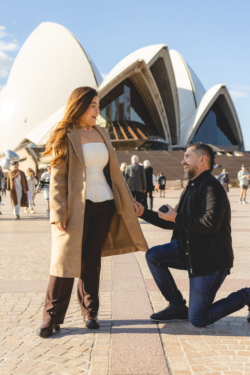 Marriage proposal at the Sydney Opera House 2