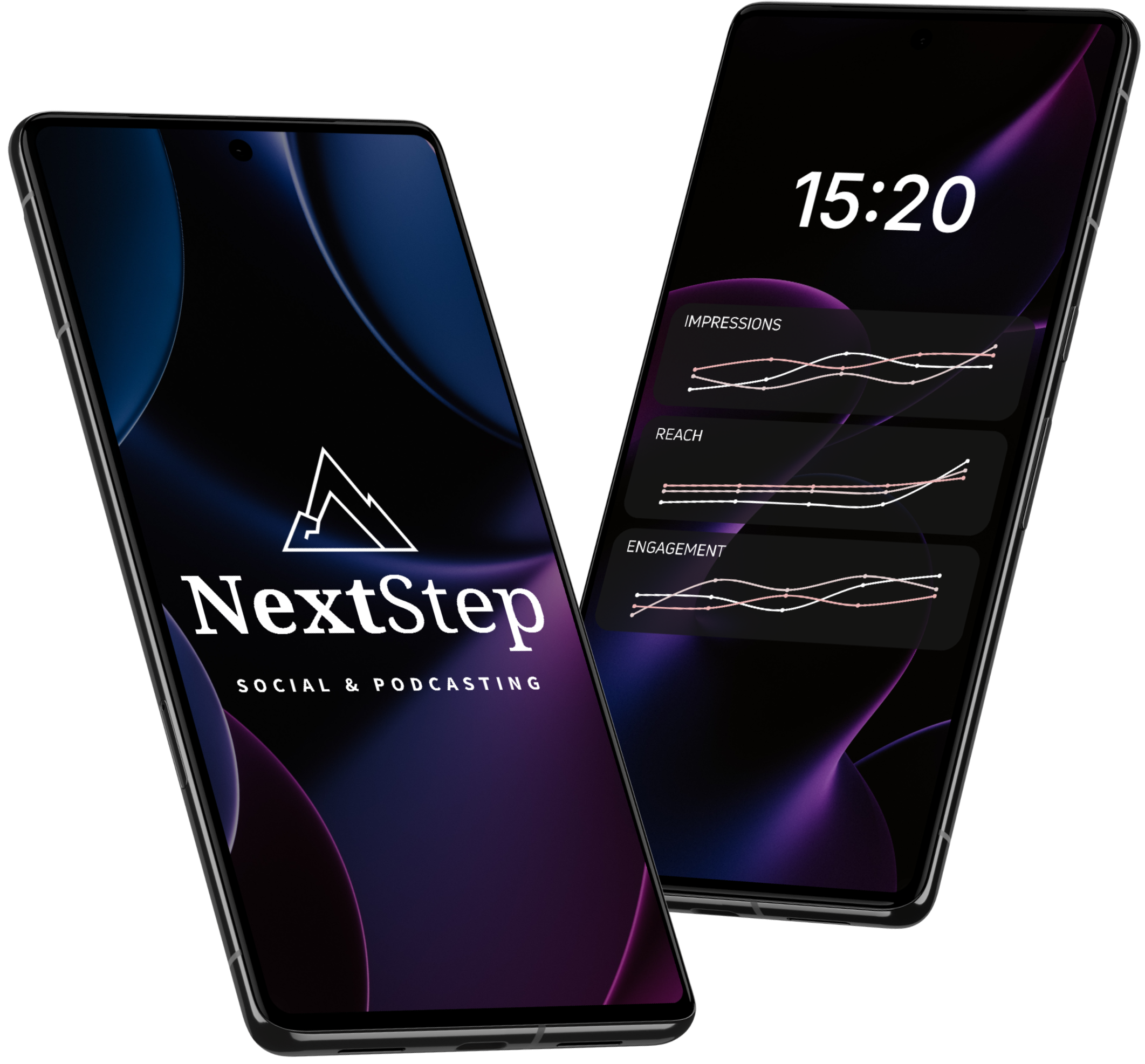 Next Step Social & Podcasting visual