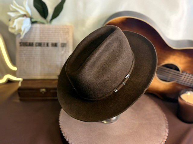 The Lineman signature handcrafted felt hat by Sugar Creek Hat Co. in Northwest Arkansas