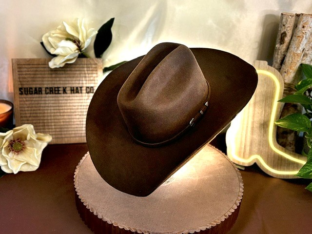 Ozark Twister handcrafted felt hat by Sugar Creek Hat Co. in Northwest Arkansas