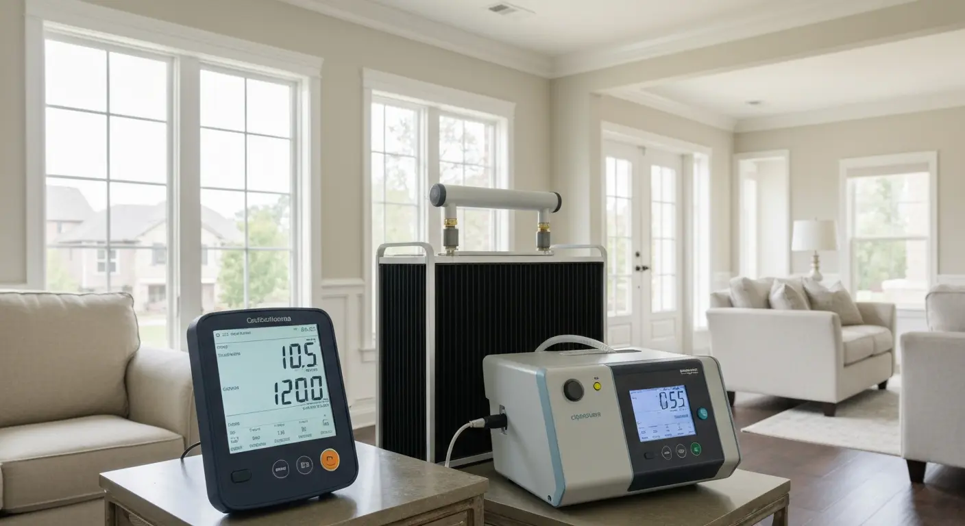 Air quality testing equipment