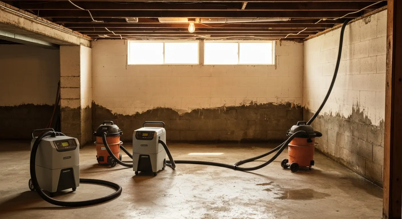 Basement water extraction