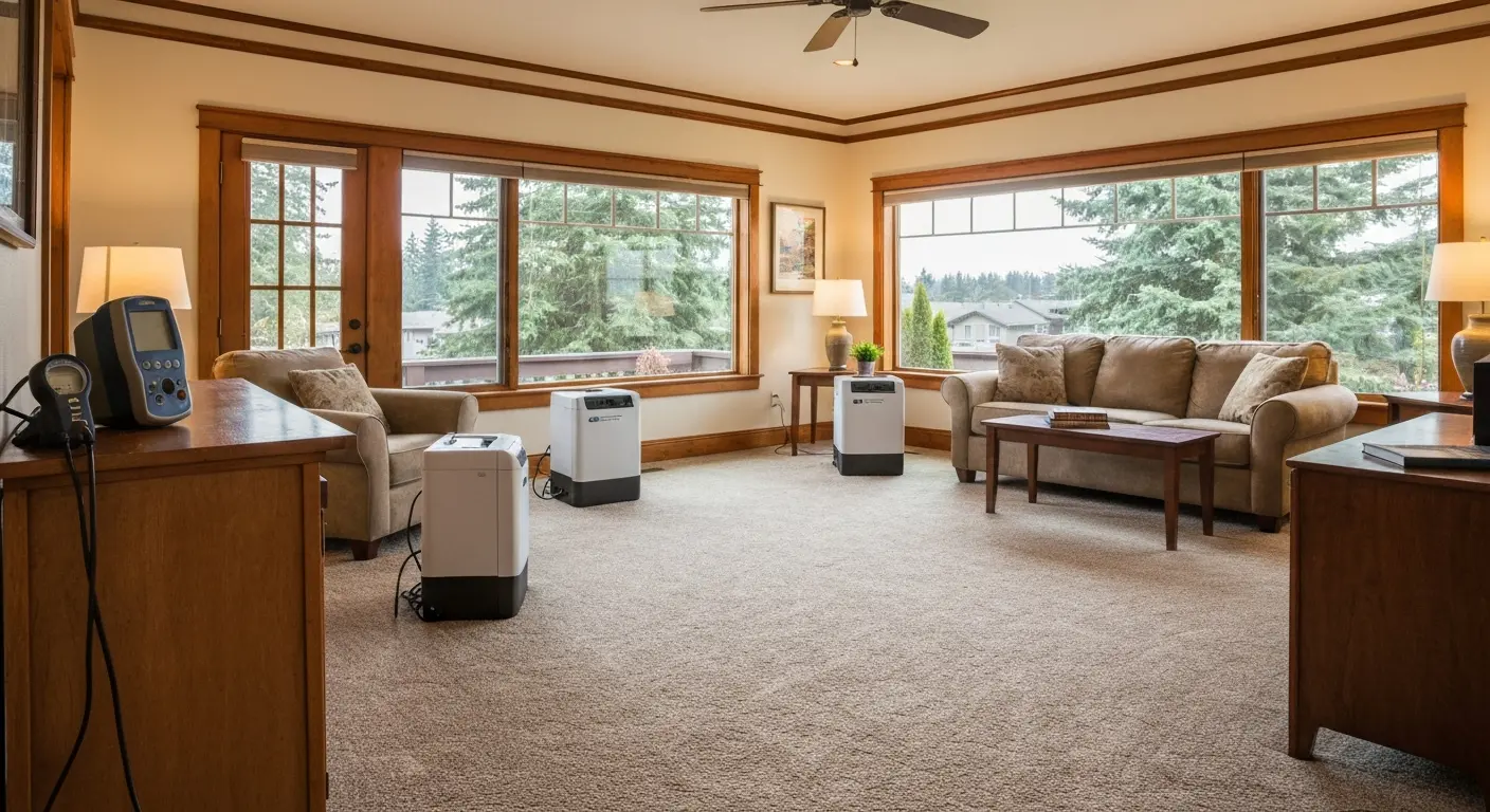 Living space water removal