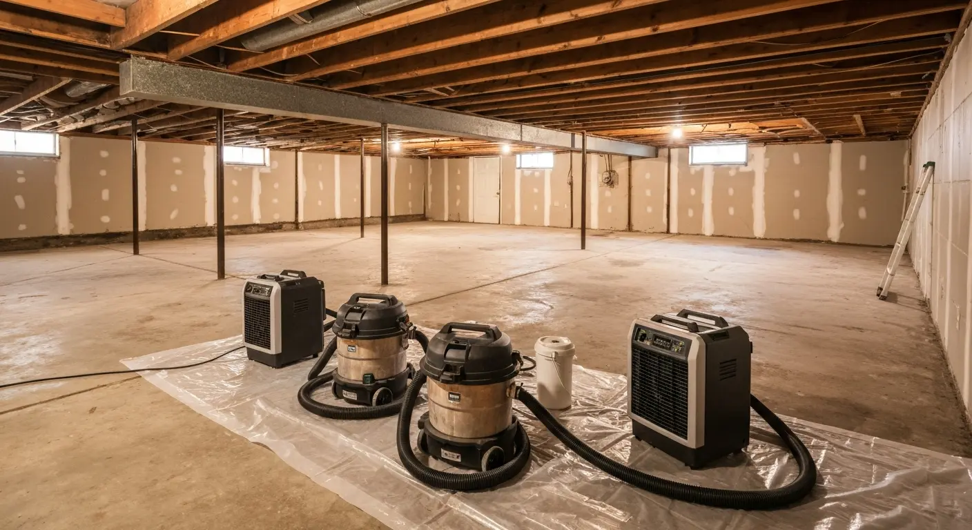 Contamination containment and cleanup setup