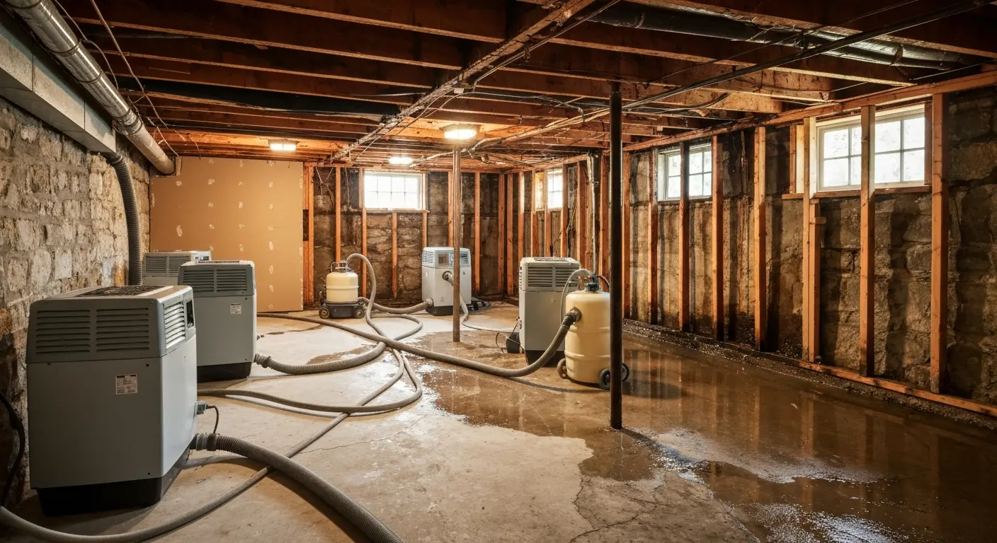 Dehumidification setup in home