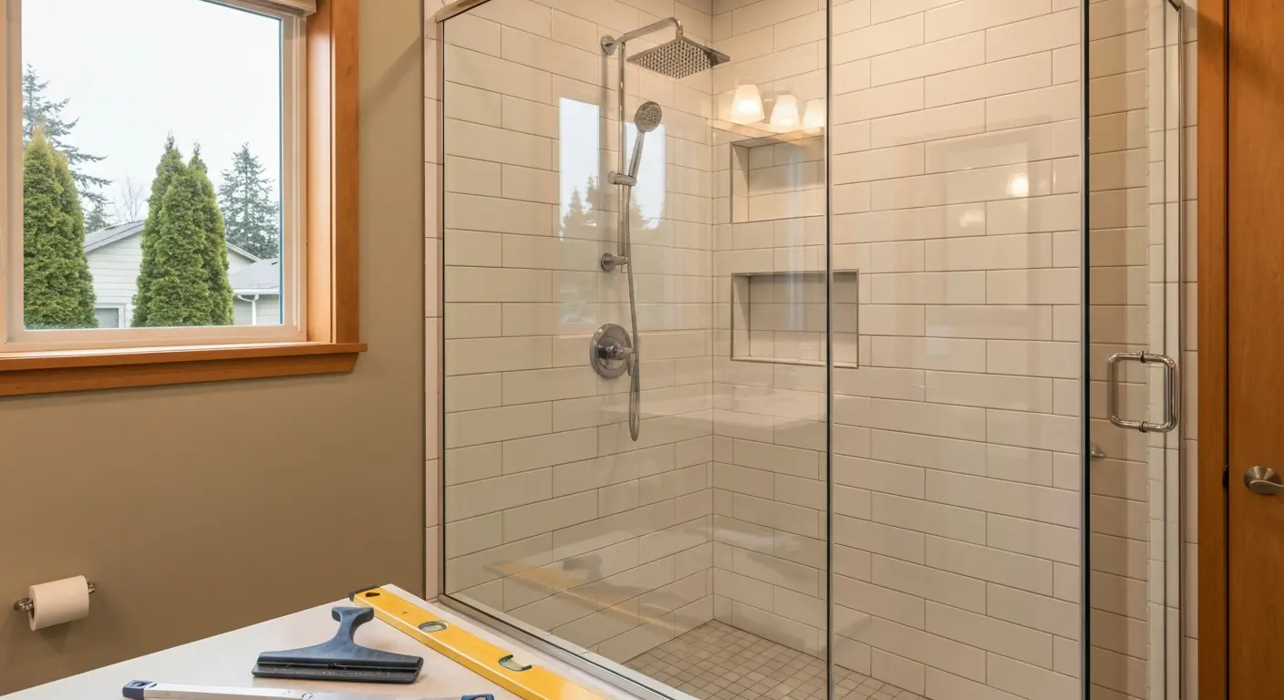 Bathroom shower remodel