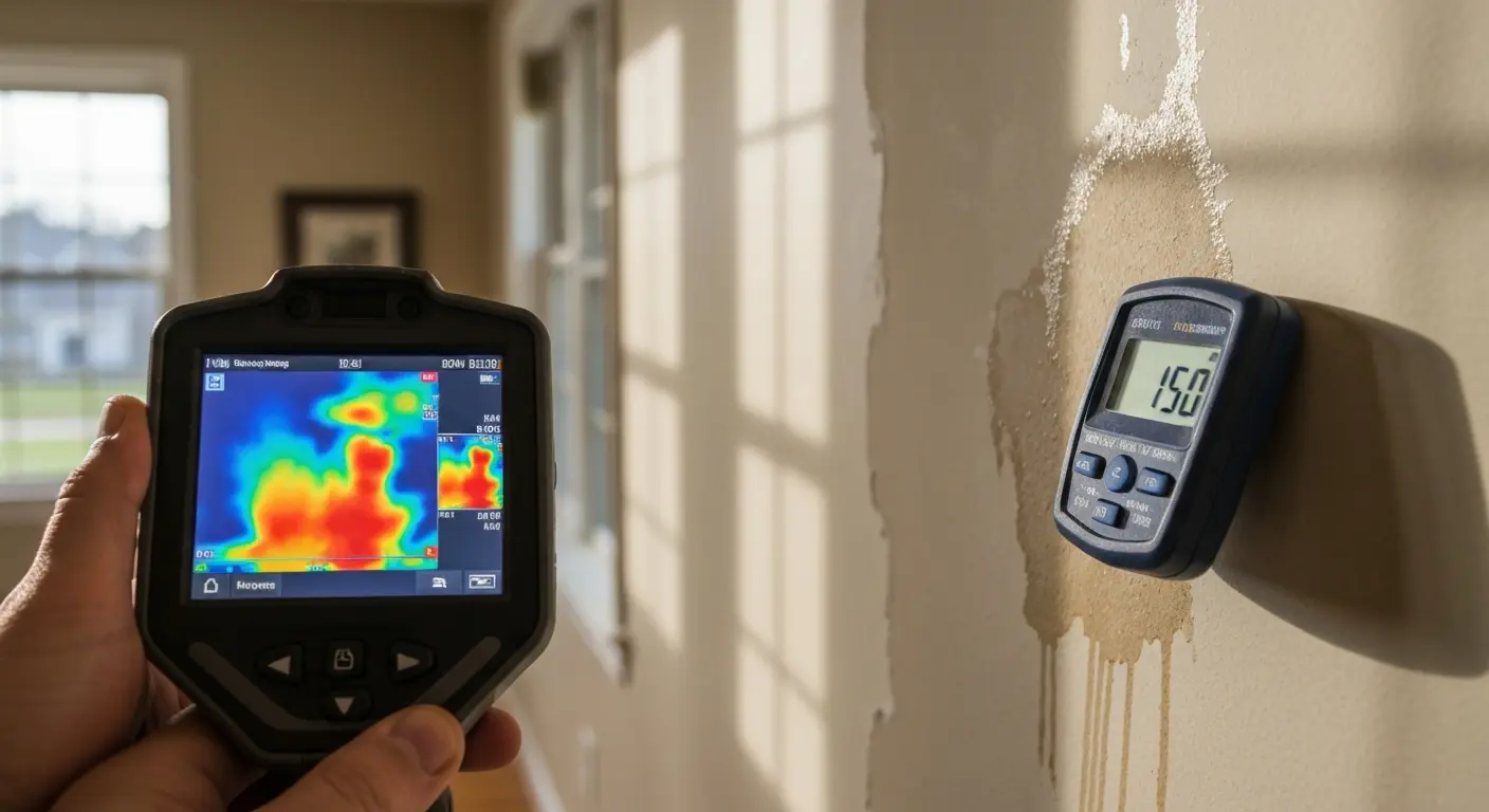 Moisture mapping technology for water damage assessment