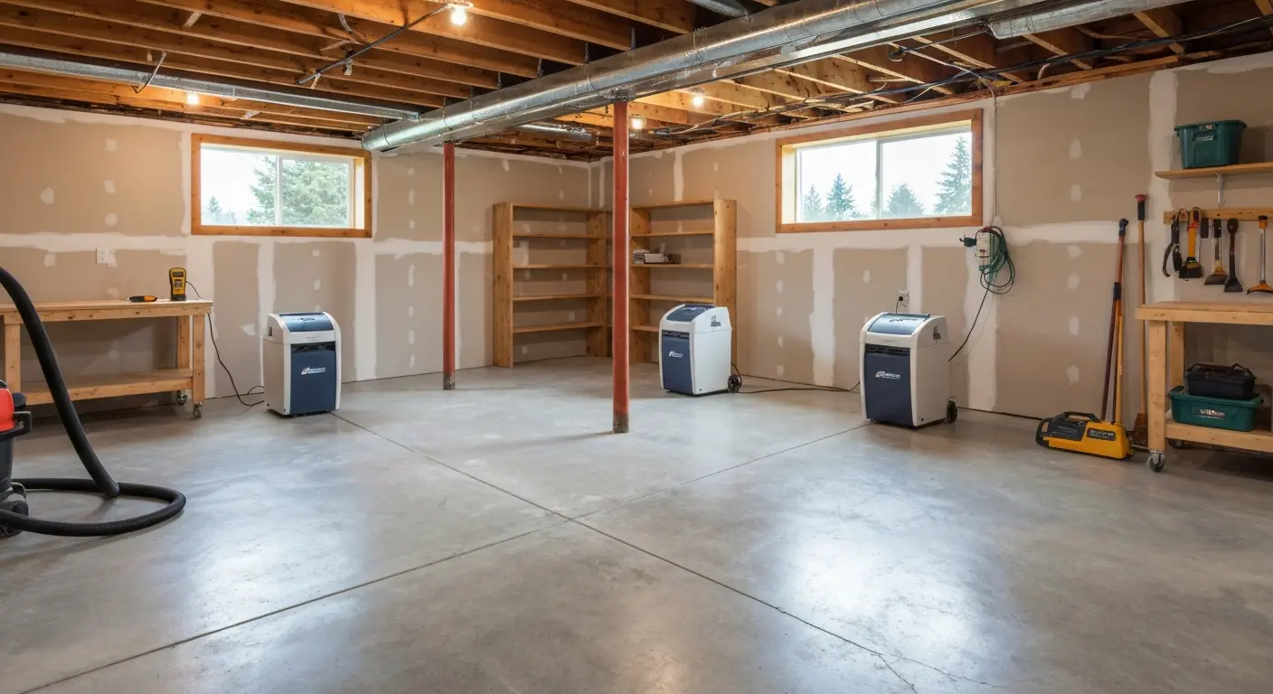 Basement flood restoration Mount Vernon