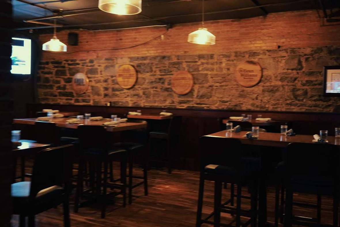 The Whiskey Coop dining room