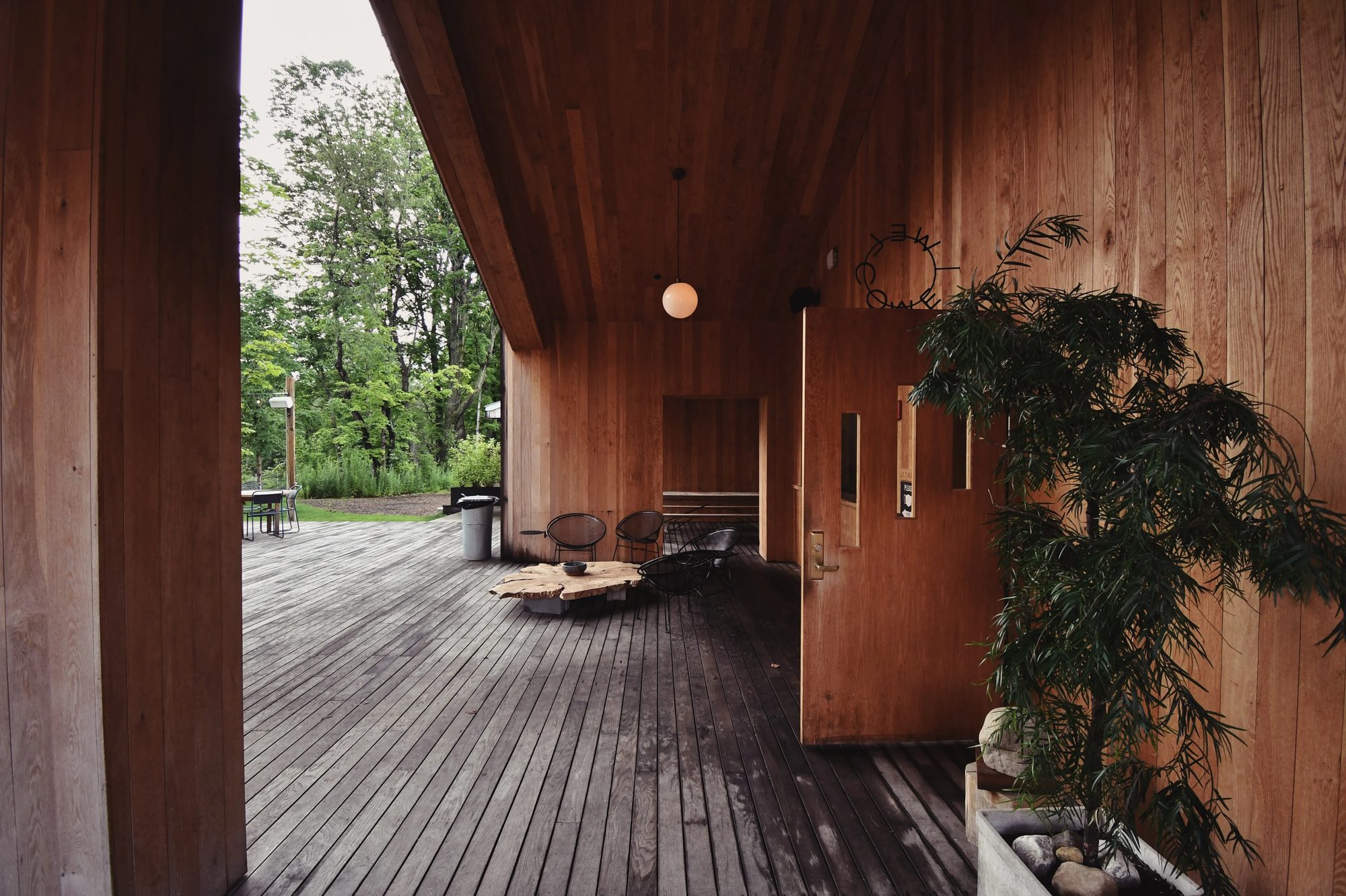 Cedar deck and wood siding protected with GoNano