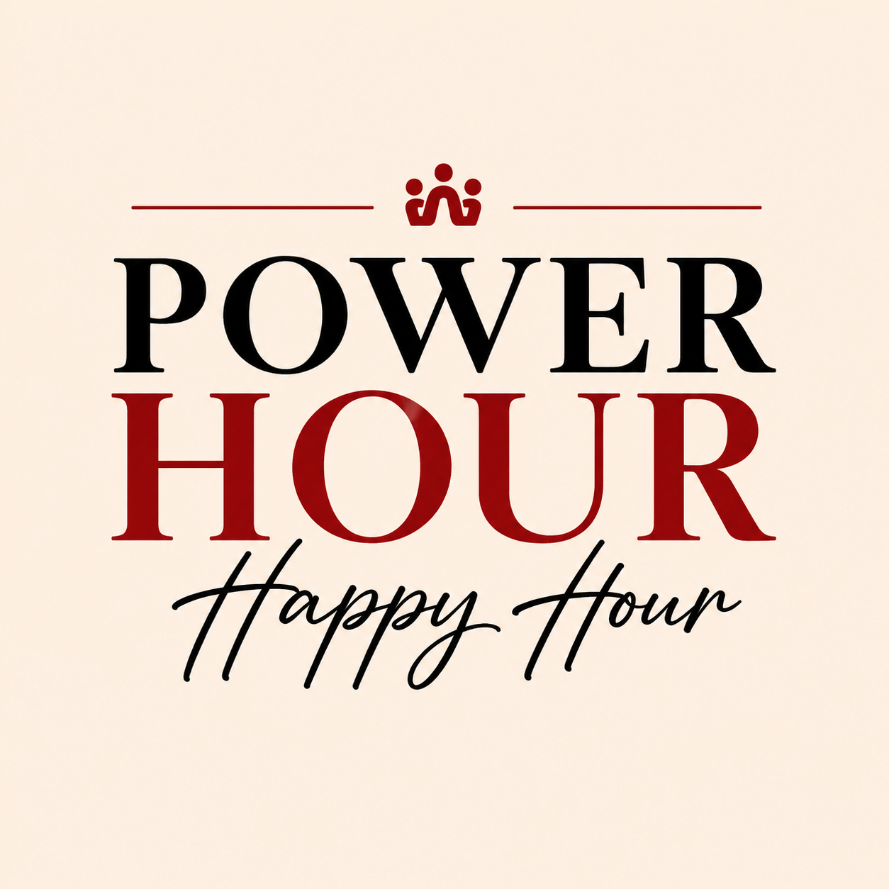 Power Hour Happy Hour official event logo