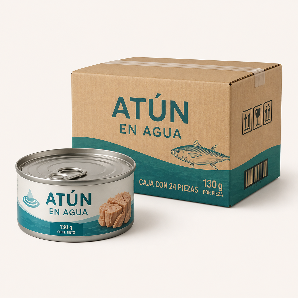 Atún en agua 130 g
