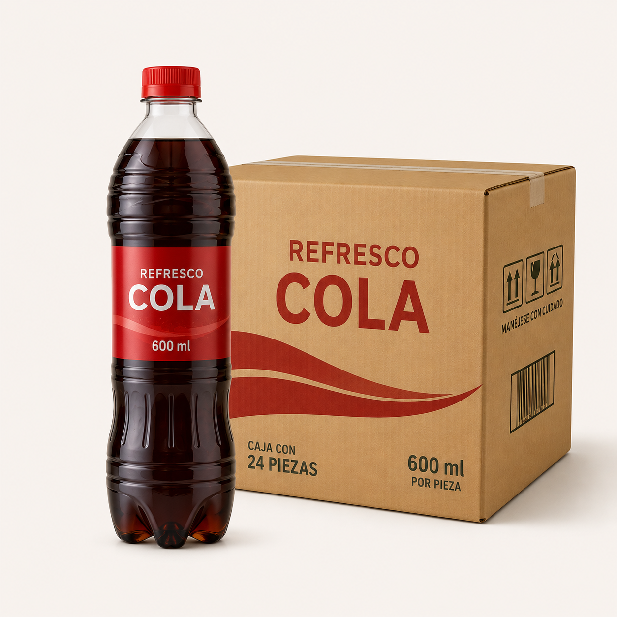 Refresco cola 600 ml