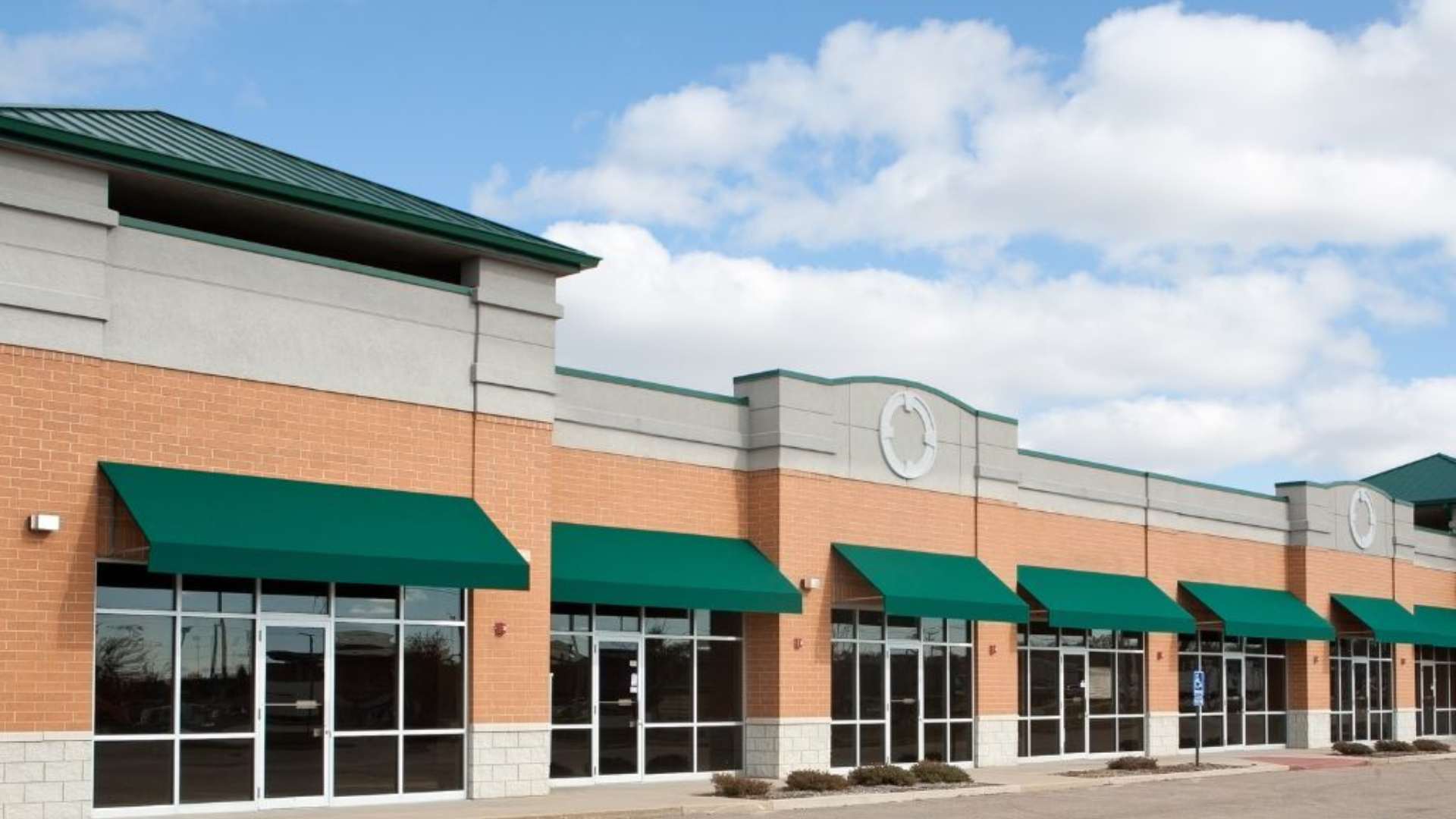 exterior repainting of storefront in Largo Florida