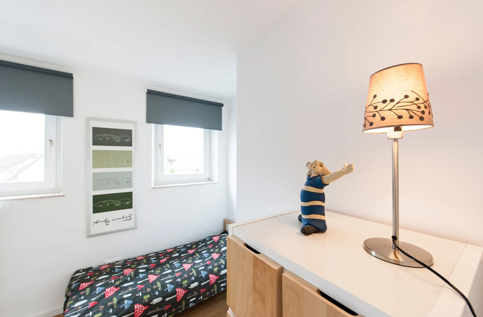 Schlafzimmer 2 mit Einzelbett