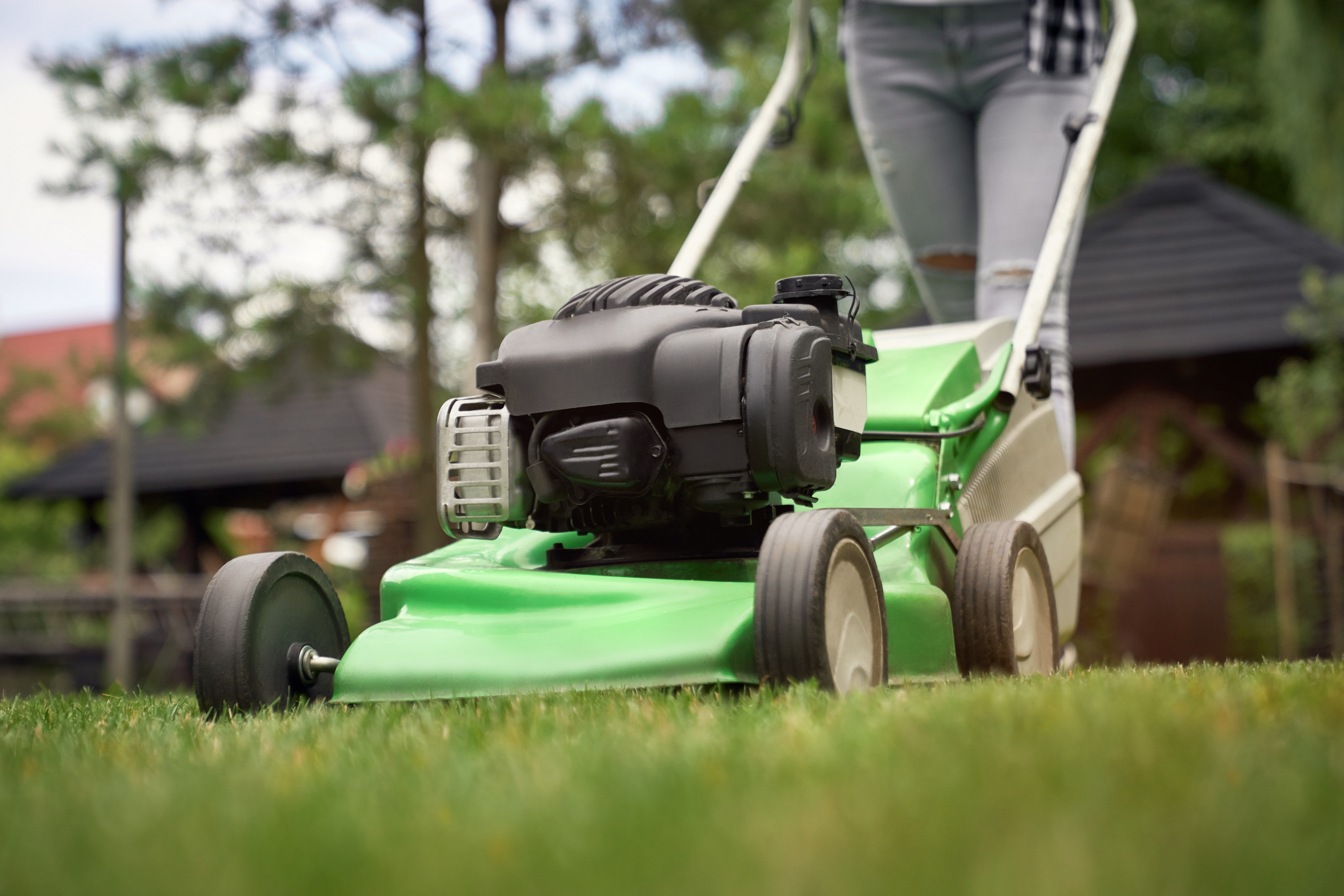 mowing
