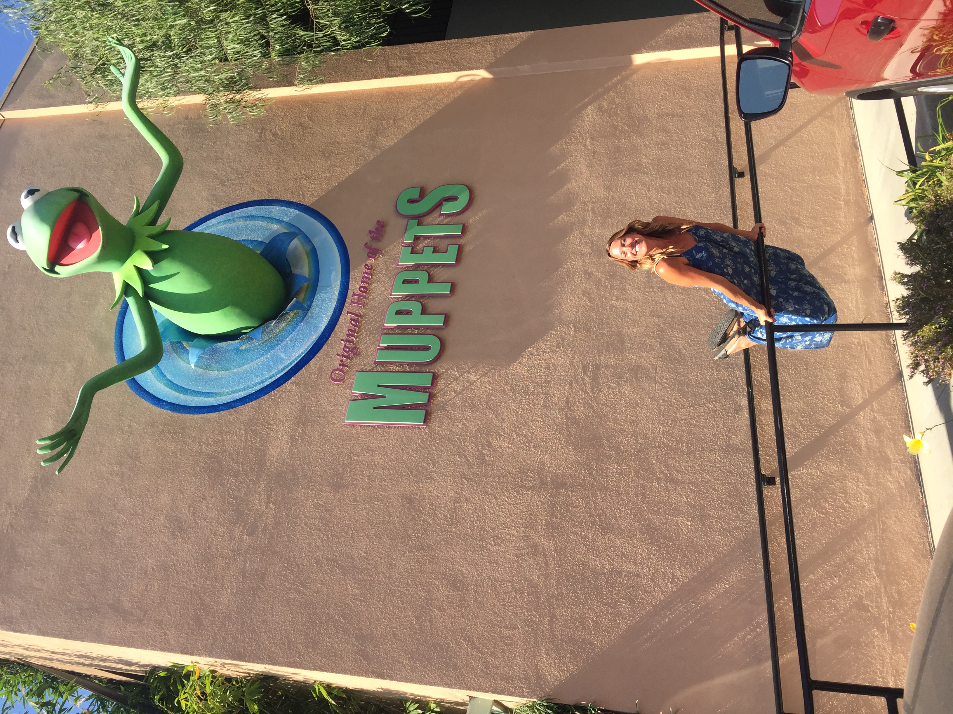 Kate West outside the Jim Henson Company studio