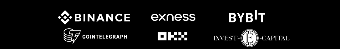 Medios: Binance, Exness, Bybit, Criptonoticias, Crypto Latin Fest, Crypto.com, Cointelegraph, OKX, Invest-E-Capital