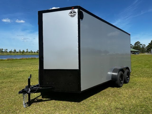 7x16 silver enclosed trailer rental in Birmingham, AL
