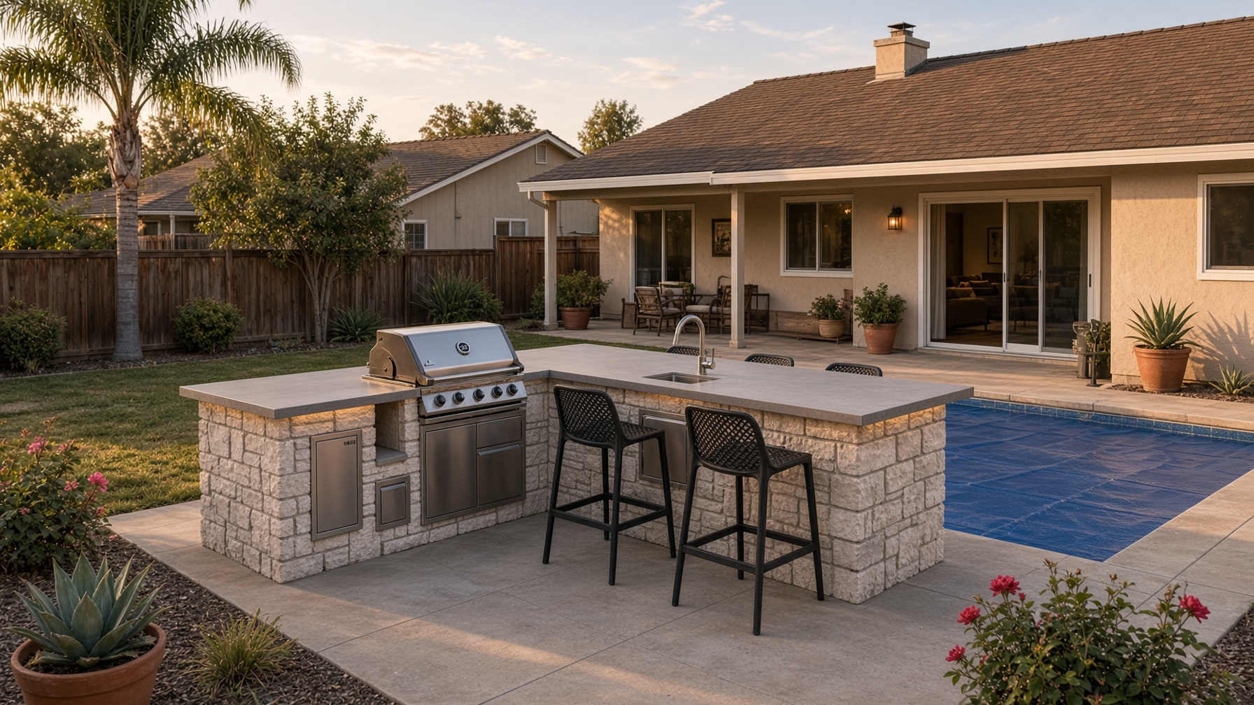 Outdoor Kitchen Installation