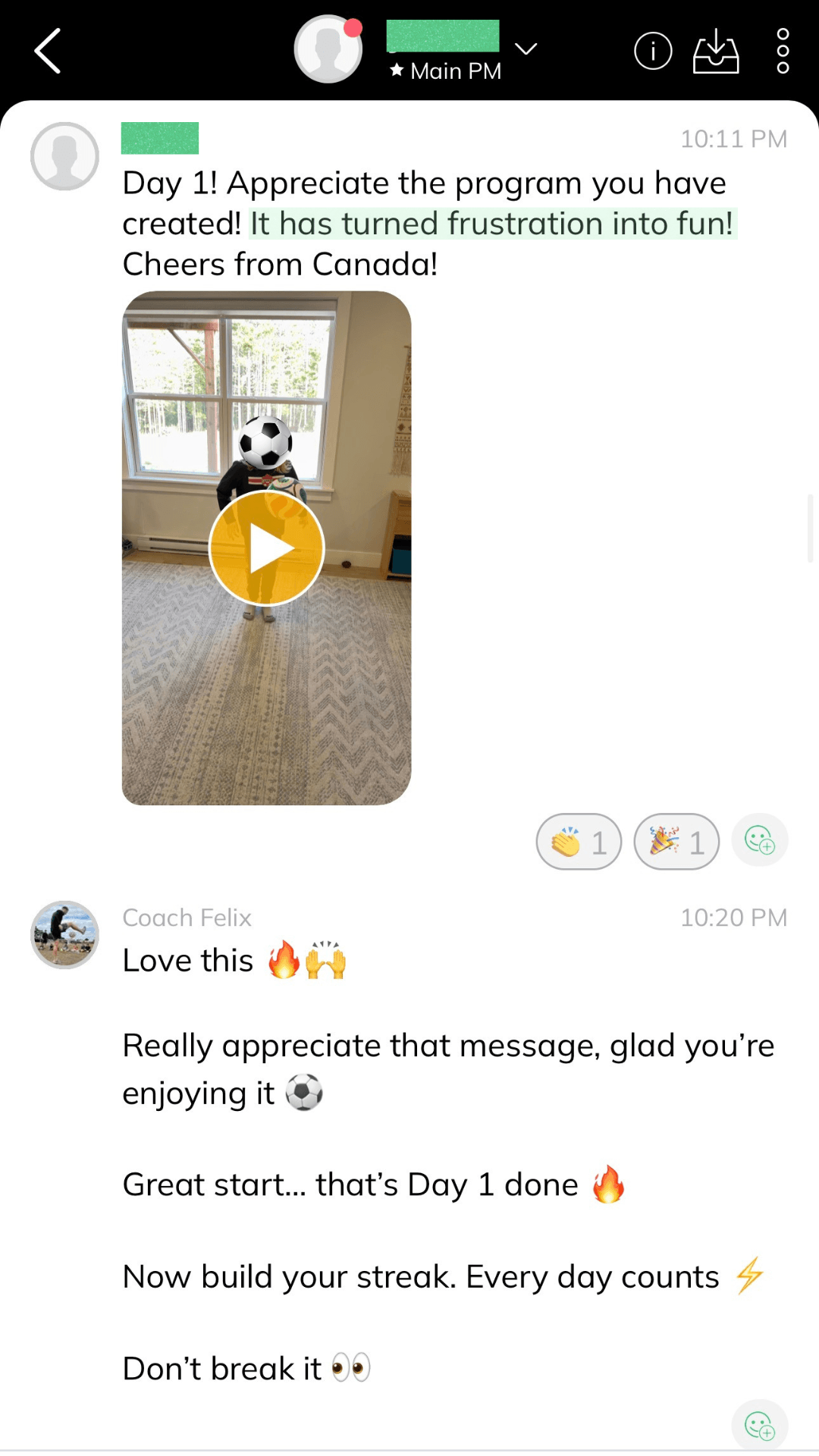 Parent testimonial