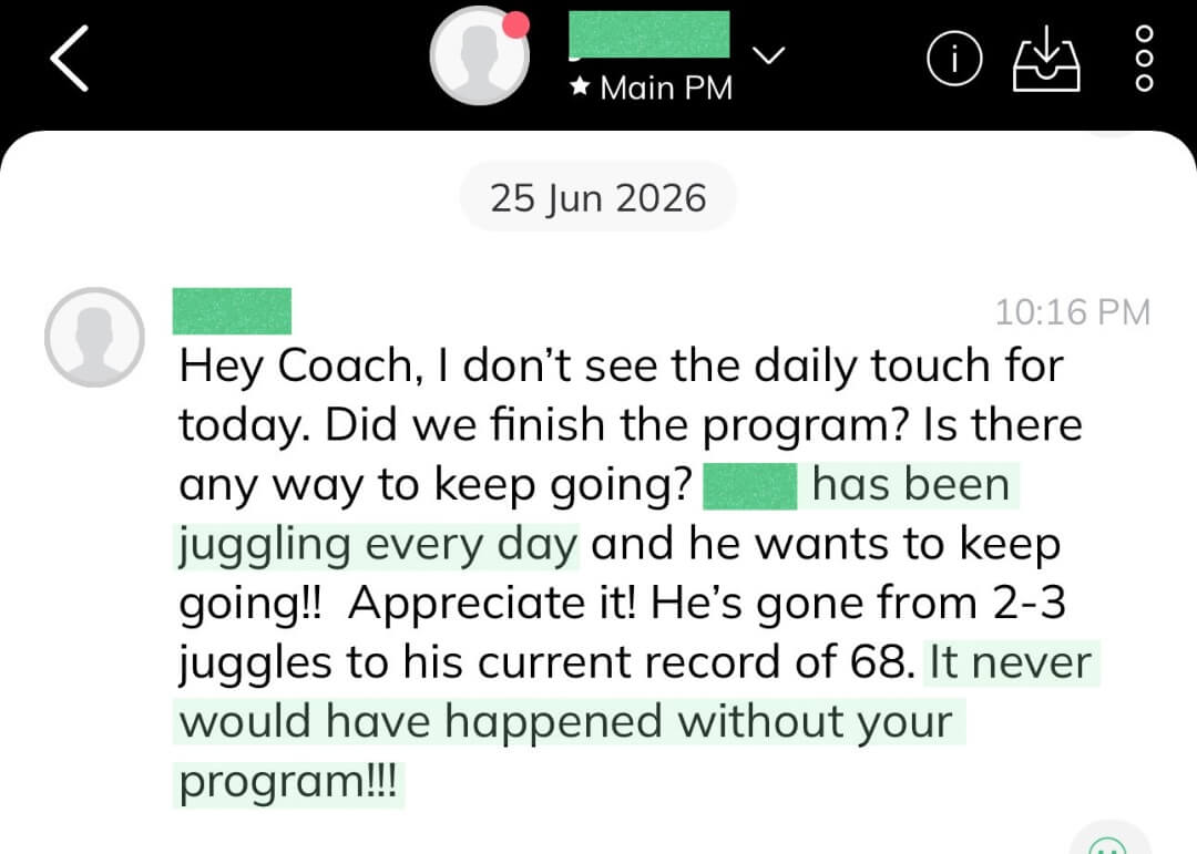 Parent testimonial