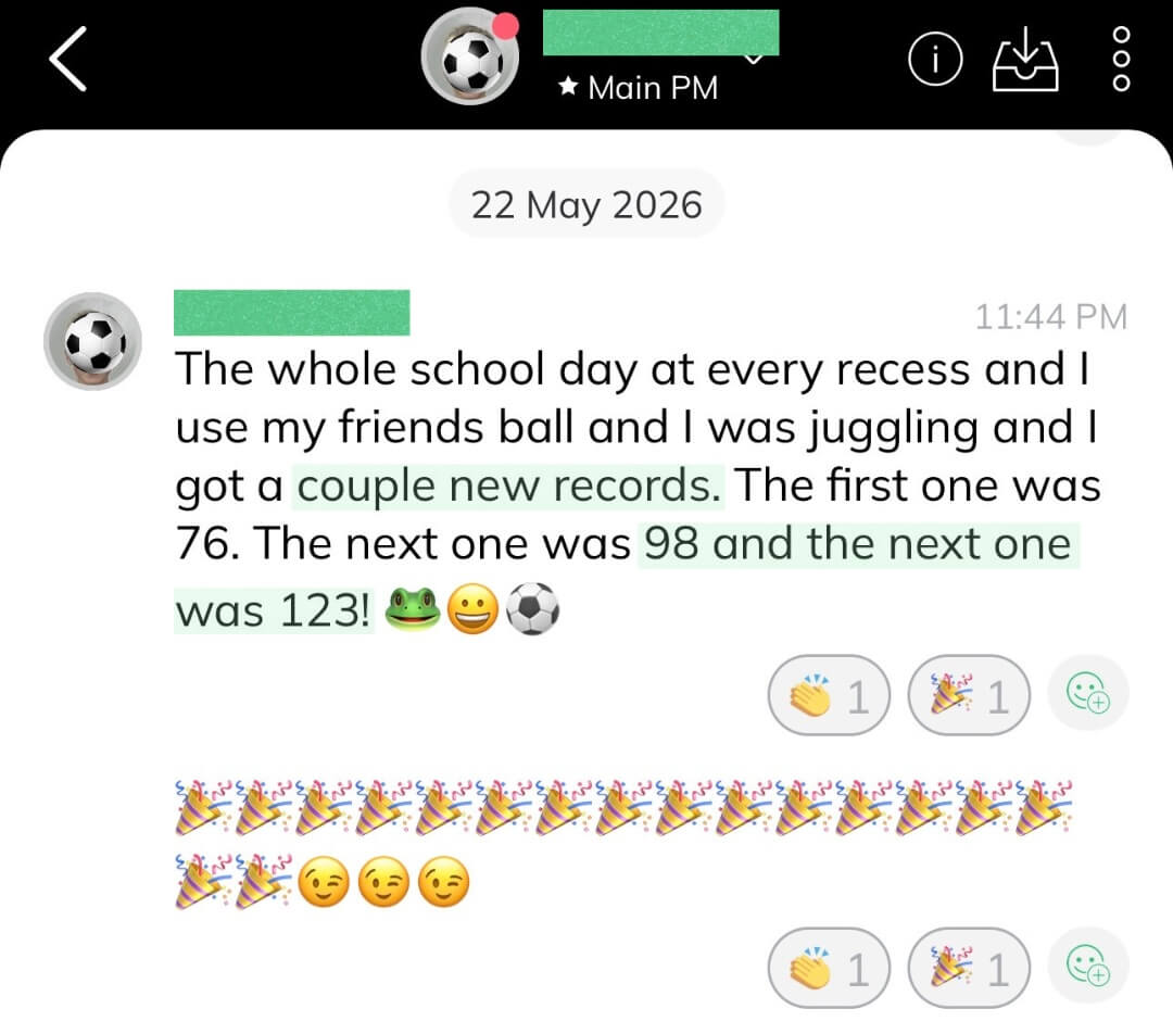 Parent testimonial