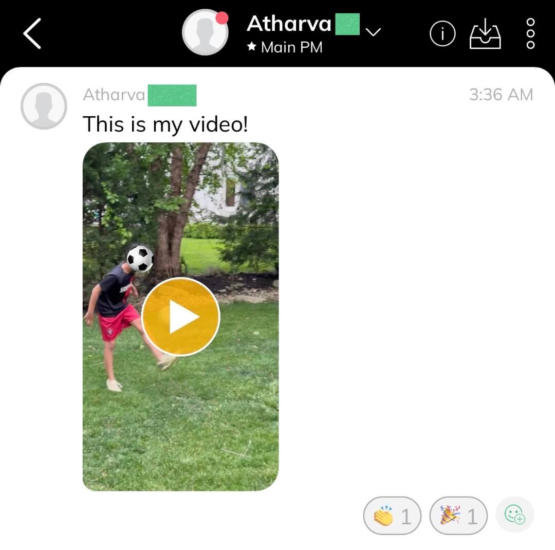 Parent testimonial