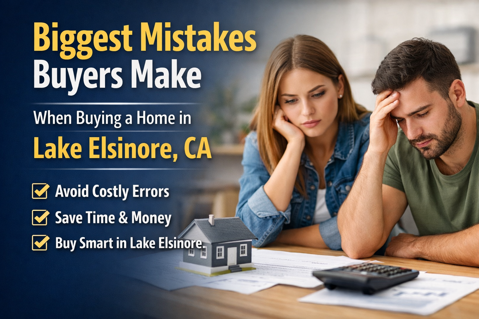Biggest Mistakes Buyers Make When Buying a Home in Lake Elsinore, CA