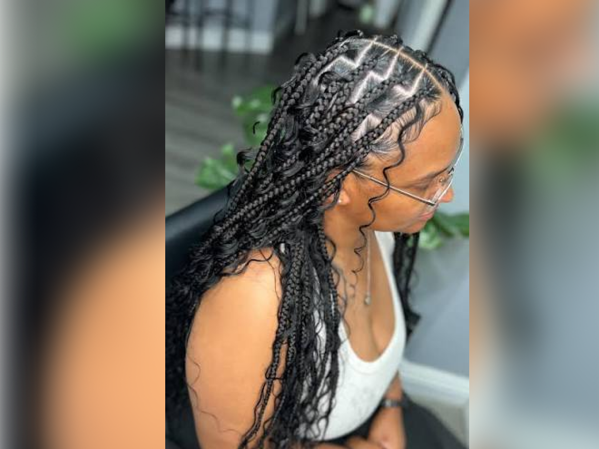 Boho Knotless Braids