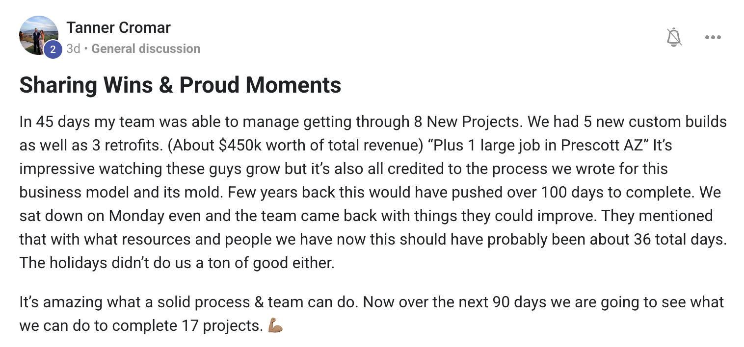 Client message
