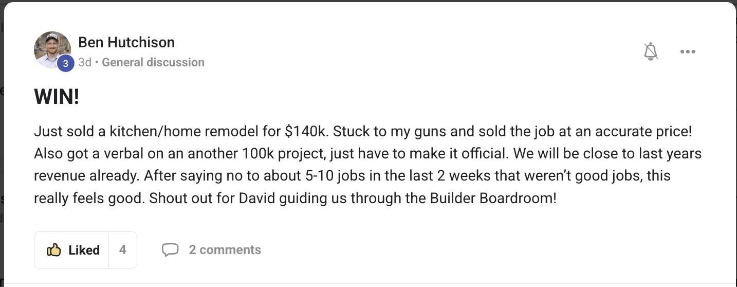 Client message