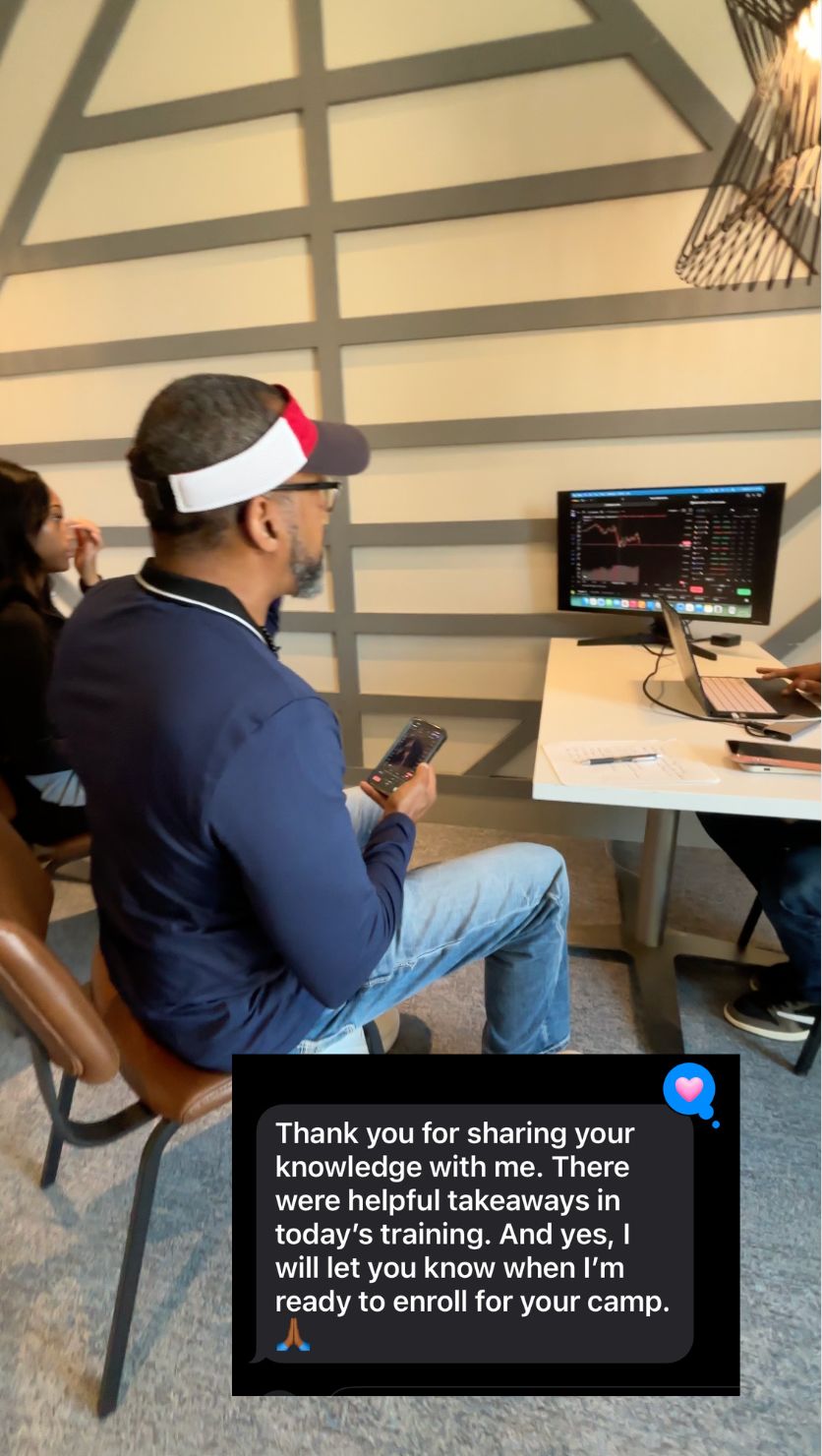 Trading meetup attendee