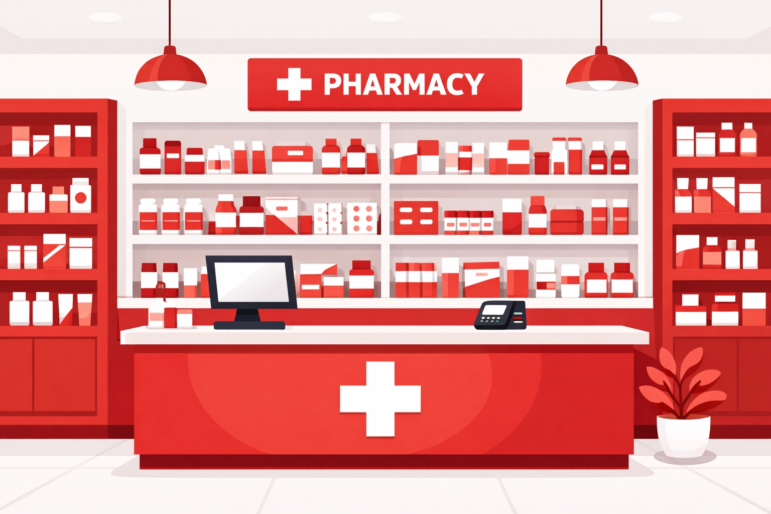 Pharmacy Care Illustration