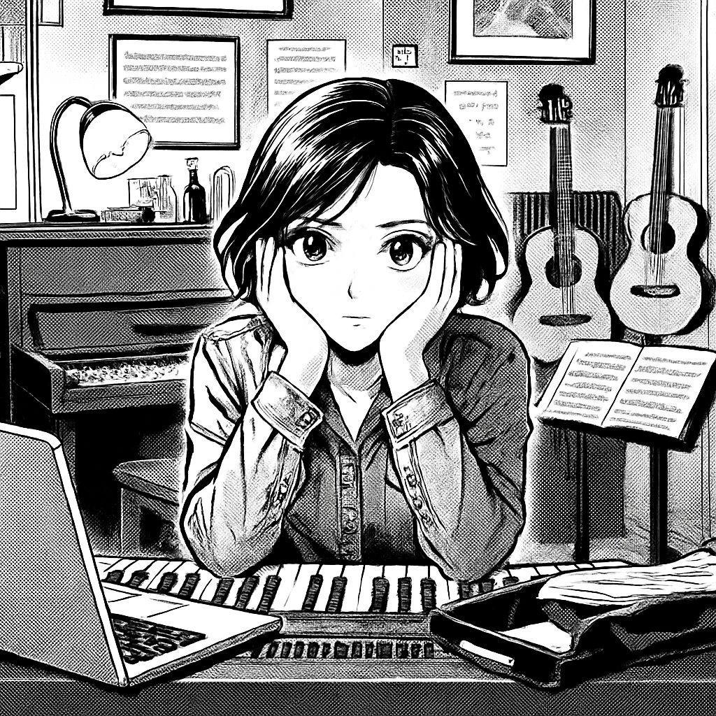 A music teacher feeling overwhelmed by price-shoppers and generic enquiries.