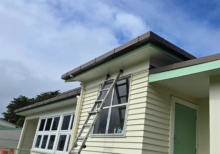 Roof replacement project providing improved weather protection