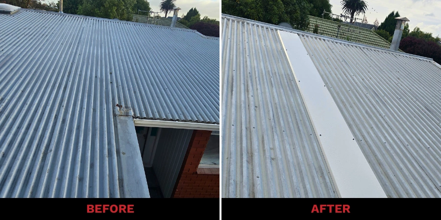 Roof repairs completed to stop leaks and improve weatherproofing