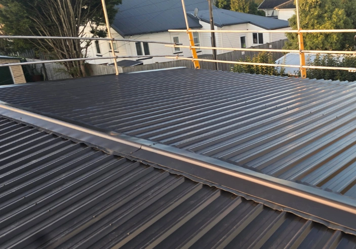 New longrun iron roof installation completed on a residential home in Hamilton Waikato