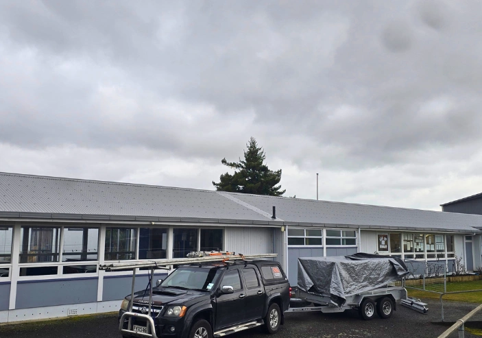 Longrun iron roof maintenance and rust treatment completed in the Waikato region