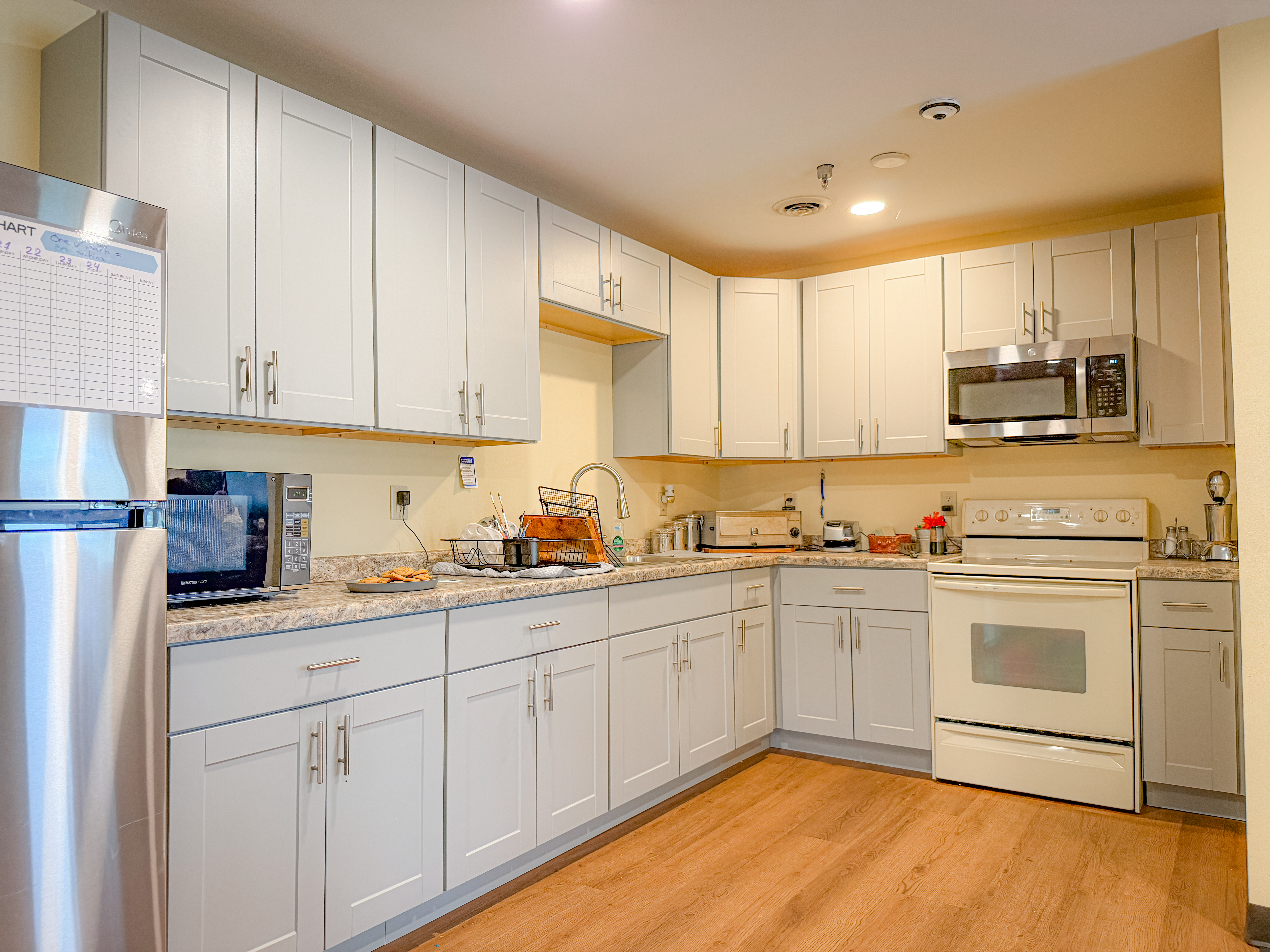 The full kitchen at Pathways' center.